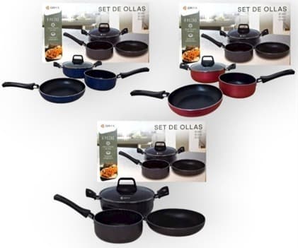 Set de Ollas 4 Piezas