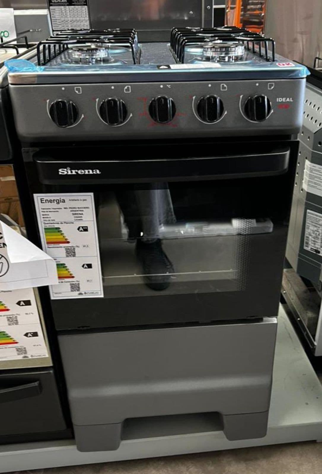 Cocina Multigas Sirena Gris