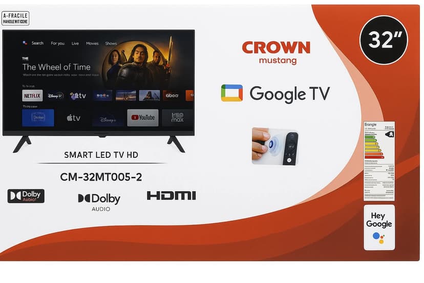 Smart Tv 32” Crown Mustang