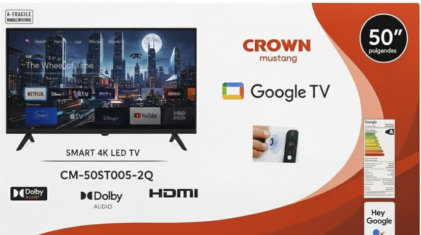 Smart Tv 50” Crown Mustang