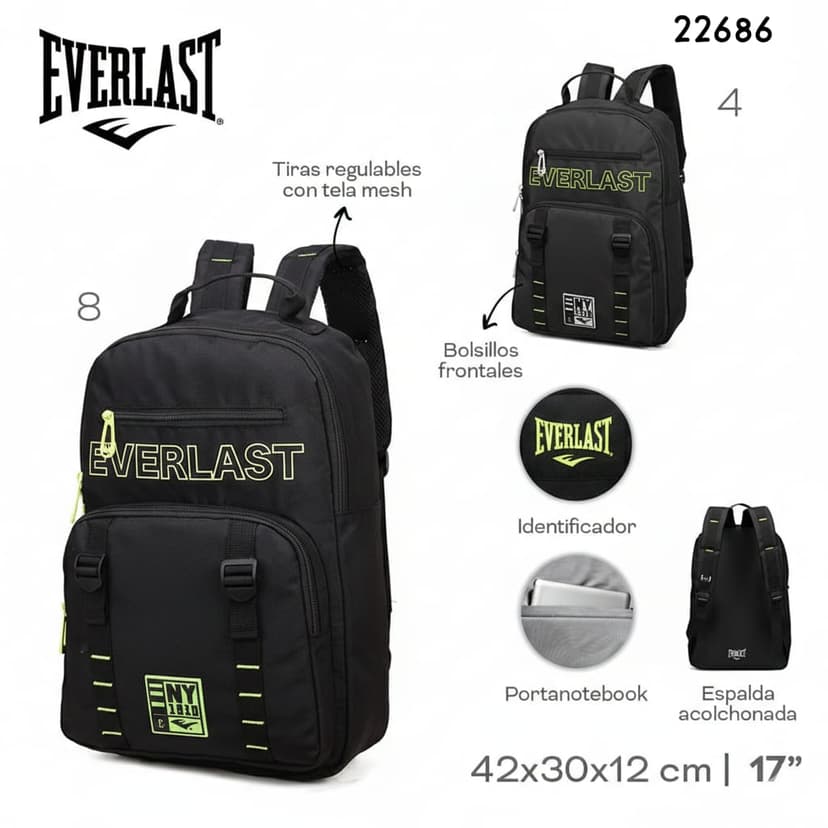 Mochila Everlast 22686