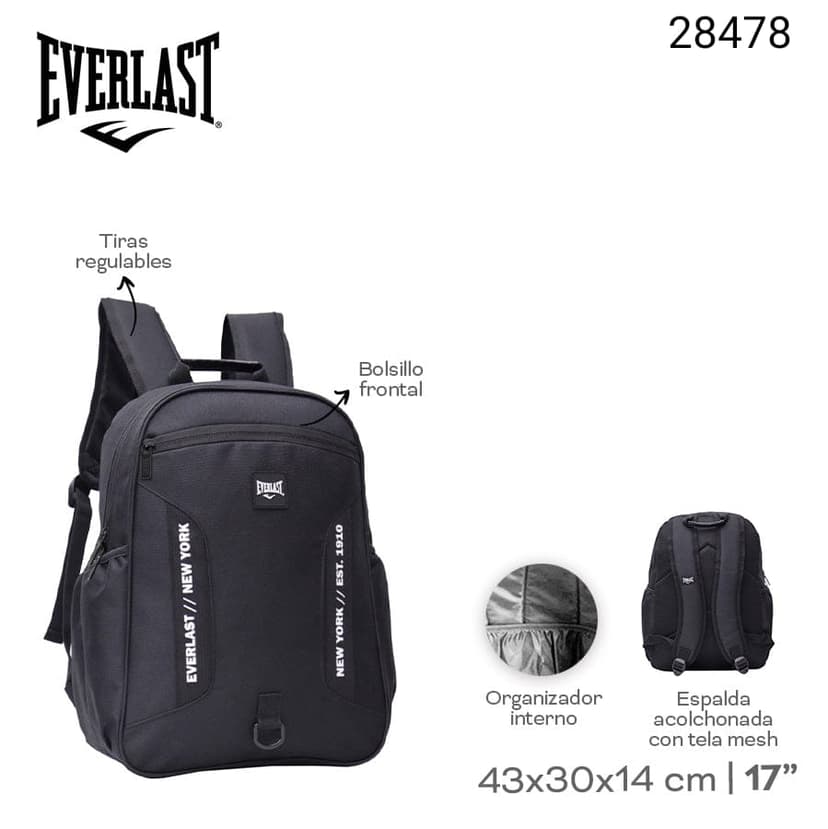 Mochila Everlast 17”