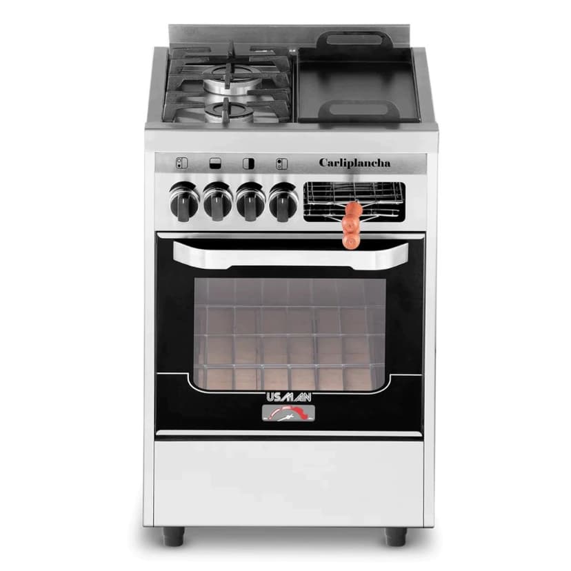 Cocina Usman 2 Hornallas + Plancha Carliplancha