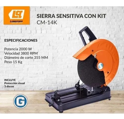 Sierra Sensitiva Lusqtoff 3916 cm-14k