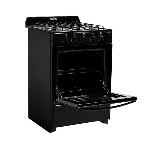Cocina Escorial Master Classic Negra Gas Licuado