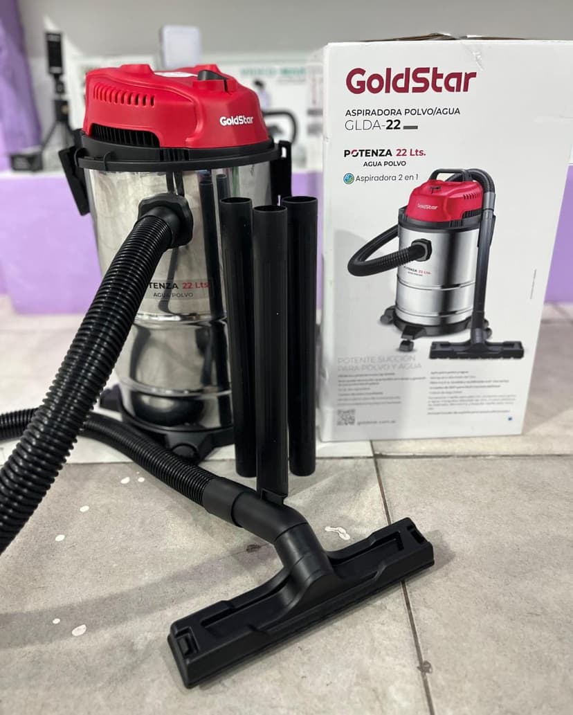 Aspiradora de Polvo/agua Goldstar 22Lts Gld-22